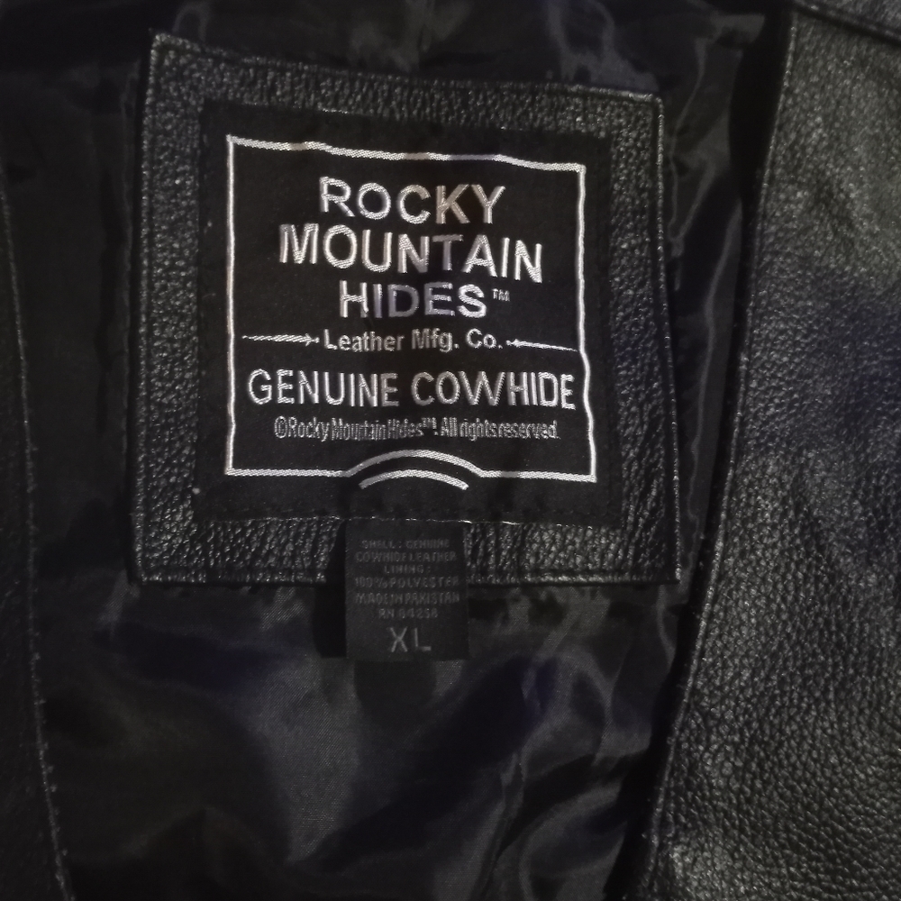 Leather vest